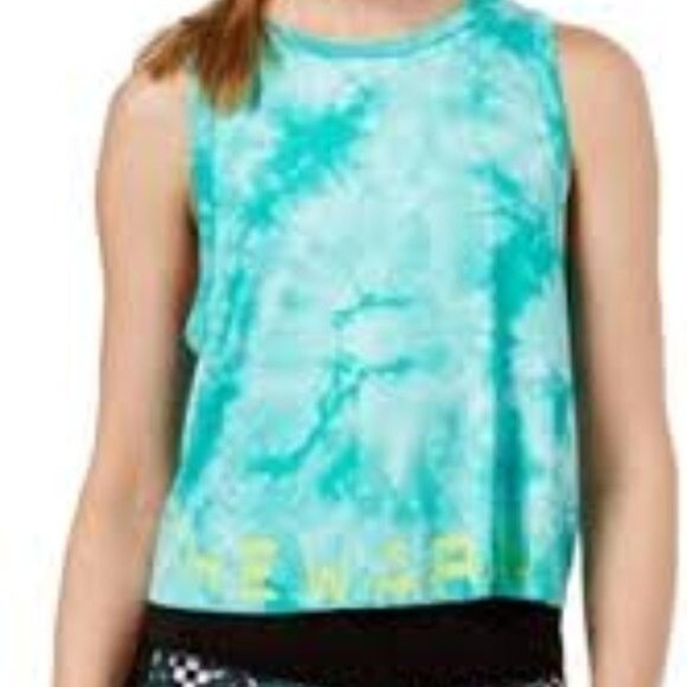 Tye Dye Jessica Simpson "The Warm Up" Tank Top Size Small‎